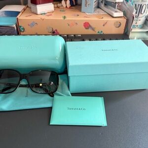 Tiffany & Co. Black Sunglasses with Iconic Style